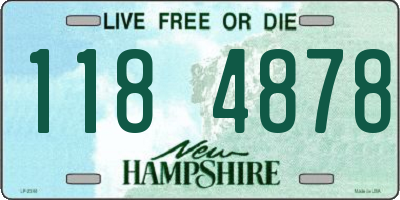 NH license plate 1184878