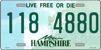 NH license plate 1184880