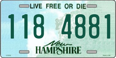 NH license plate 1184881