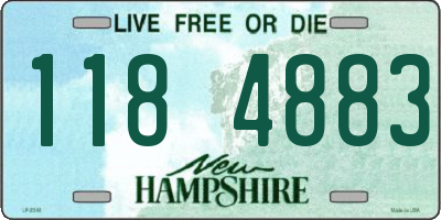 NH license plate 1184883