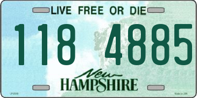 NH license plate 1184885