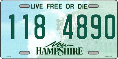 NH license plate 1184890