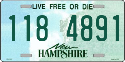NH license plate 1184891