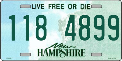 NH license plate 1184899