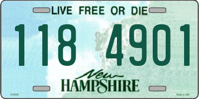 NH license plate 1184901