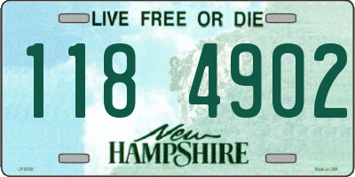 NH license plate 1184902