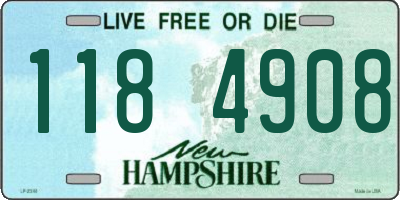 NH license plate 1184908