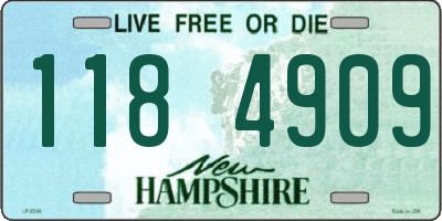 NH license plate 1184909