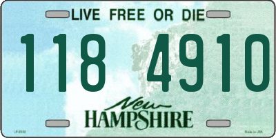 NH license plate 1184910