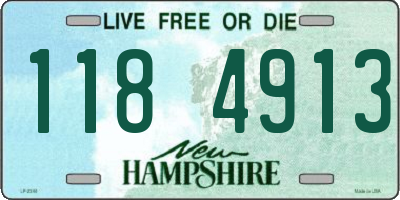 NH license plate 1184913