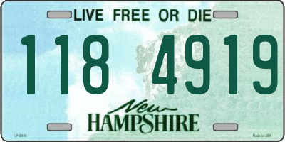 NH license plate 1184919
