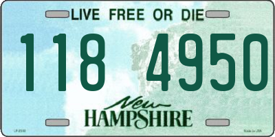NH license plate 1184950