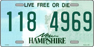 NH license plate 1184969