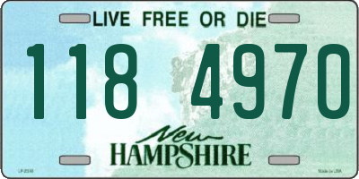 NH license plate 1184970