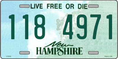 NH license plate 1184971