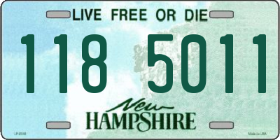 NH license plate 1185011