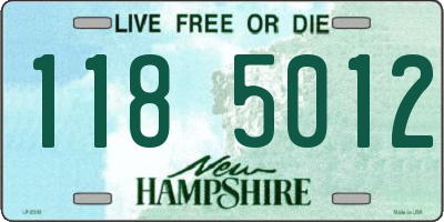NH license plate 1185012