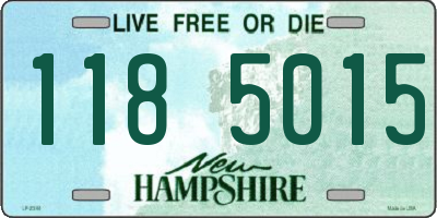 NH license plate 1185015