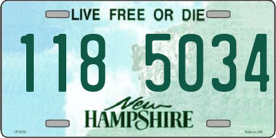 NH license plate 1185034