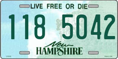 NH license plate 1185042