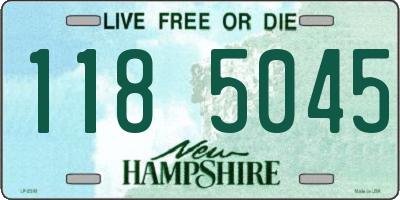 NH license plate 1185045