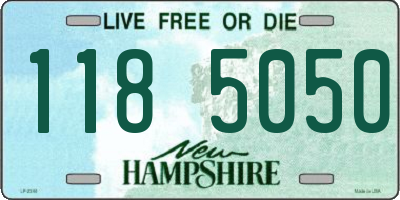 NH license plate 1185050