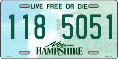 NH license plate 1185051