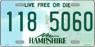 NH license plate 1185060