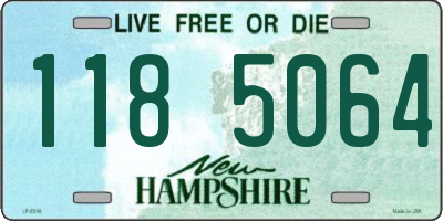 NH license plate 1185064