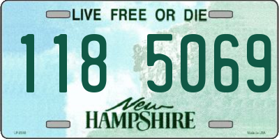 NH license plate 1185069