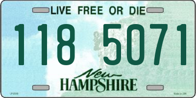 NH license plate 1185071