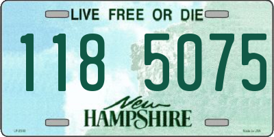 NH license plate 1185075
