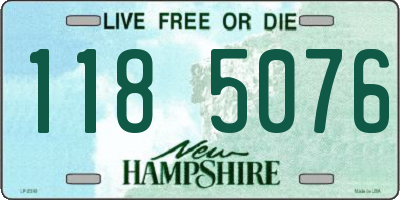 NH license plate 1185076
