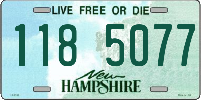NH license plate 1185077