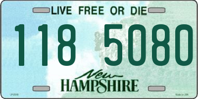 NH license plate 1185080