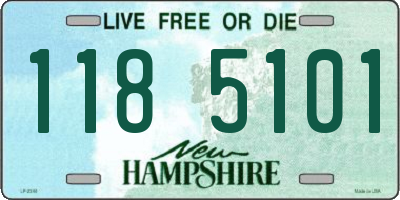 NH license plate 1185101
