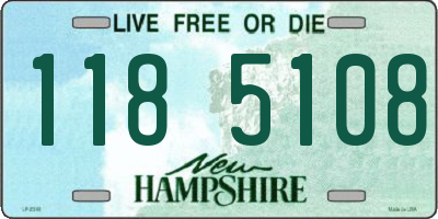 NH license plate 1185108