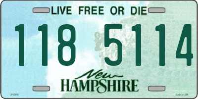 NH license plate 1185114