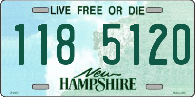 NH license plate 1185120