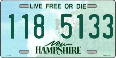 NH license plate 1185133
