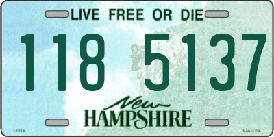 NH license plate 1185137
