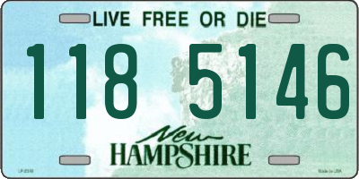 NH license plate 1185146