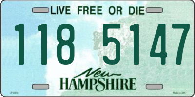 NH license plate 1185147