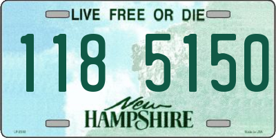 NH license plate 1185150