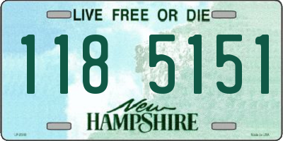 NH license plate 1185151