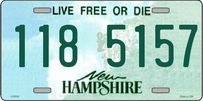 NH license plate 1185157