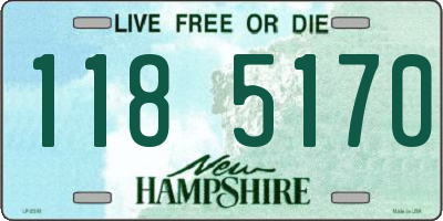 NH license plate 1185170
