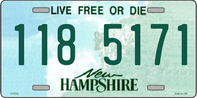 NH license plate 1185171
