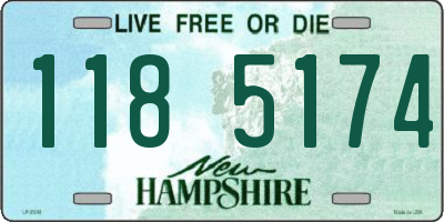 NH license plate 1185174