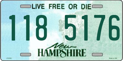 NH license plate 1185176